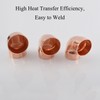 7/8" ID Copper 90 Degree Elbows Welding Joint Copper Pipe