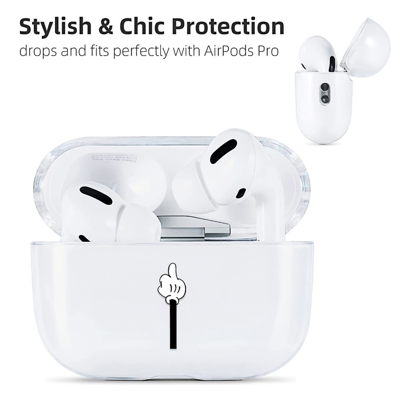AKABEILA Case for Airpods Pro 2, Soft TPU Clear Protective