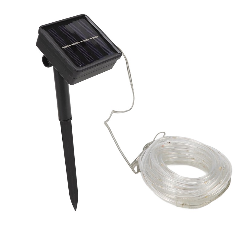 Solar Rope String Lights Waterproof Low Voltage LED Light Beads