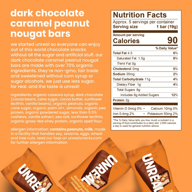UNREAL Complete Variety Pack (6 Bag Sampler) | Less Sugar,