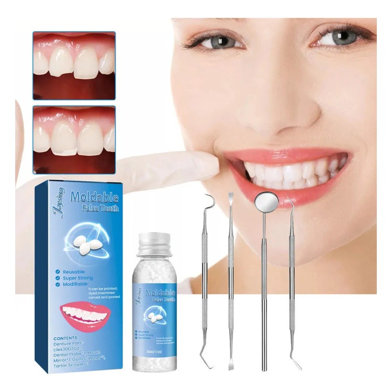 Kit Reparación Dientes Postizos Reparar