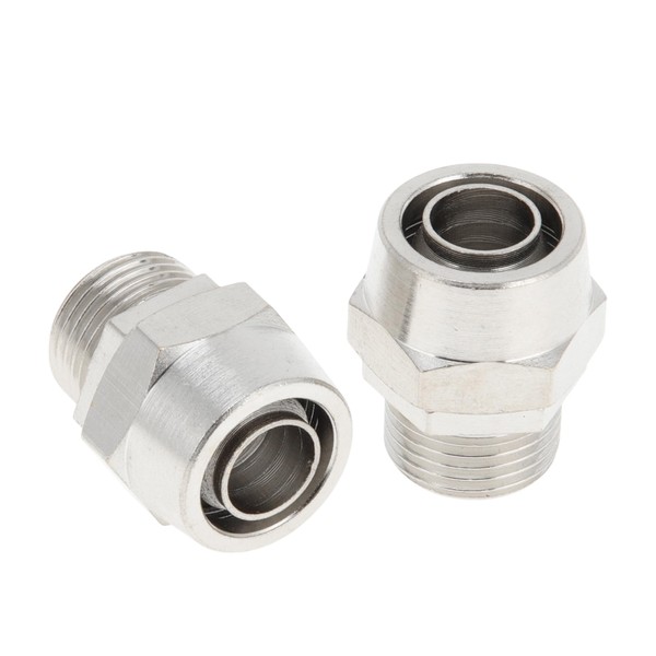 INFINAUTO Push to Connect Air Fittings 35/64" Male Thread Air