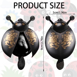 YOUYIKE Bell Bicycle Children Girls Boys, Cute Cartoon Ladybird Beetle Animal Loud Bicycle Bell Accessories Bell Balance Bike for Mountain Bike Road Bike Gift Children
