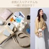 Elecom P-MAP06WH Smartphone Shoulder Pouch Smartphone Pouch Clear Pocket Shoulder