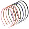 Shimmerz 7 Piece Thin Headbands, 7 Colours 4mm Narrow Headbands,