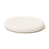 soil Diatomaceous Earth Soap Dish, Circle, White