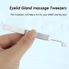 Meibomian Gland Expressor Forceps, Eyelid Gland Blockage Unblocking Physiotherapy Tools,