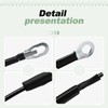 Quctaki 2 PCS Tailgate Lift Support Cable Set Driver and