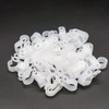 mankk 50PCS 1/2 Inch Rope Light Clips P-Style Mounting Clips
