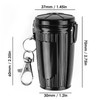 Pocket Ashtray, Portable Ashtray, Smell Proof for Travel, Lid and