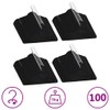TREATLIFE HOME 100 Piece Clothes Hanger Set with Anti-Slip Velvet