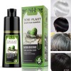 Natural Herbal 250ml Black Hair Color Dye Shampoo Permanent Coloring