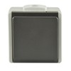 Unitec FR Off/Toggle Switch, Surface-Mounted, Grey/Dark Grey IP54