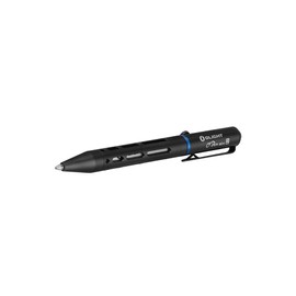 OLIGHT O'Pen Mini 2 Ballpoint Pen, Switch between Replaceable Black Ink Pens and Alloy-Enhanced Pencil by Reverse S-Shaped Bolt-Action for Everyday Carry, Office Use, Outdoor Work(Black)
