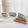mooas Digital Alarm Clock, Digital Mirror Led Desk Clock with