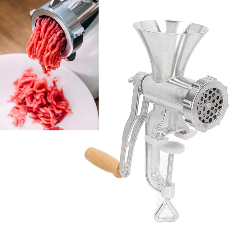 Multifunctional Meat Grinder Aluminum Alloy Manual Household Kitchenware Mixer for