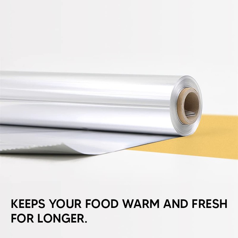 Tezraftaar® Aluminium Kitchen Catering Tin Foil Roll 300mm x 75m