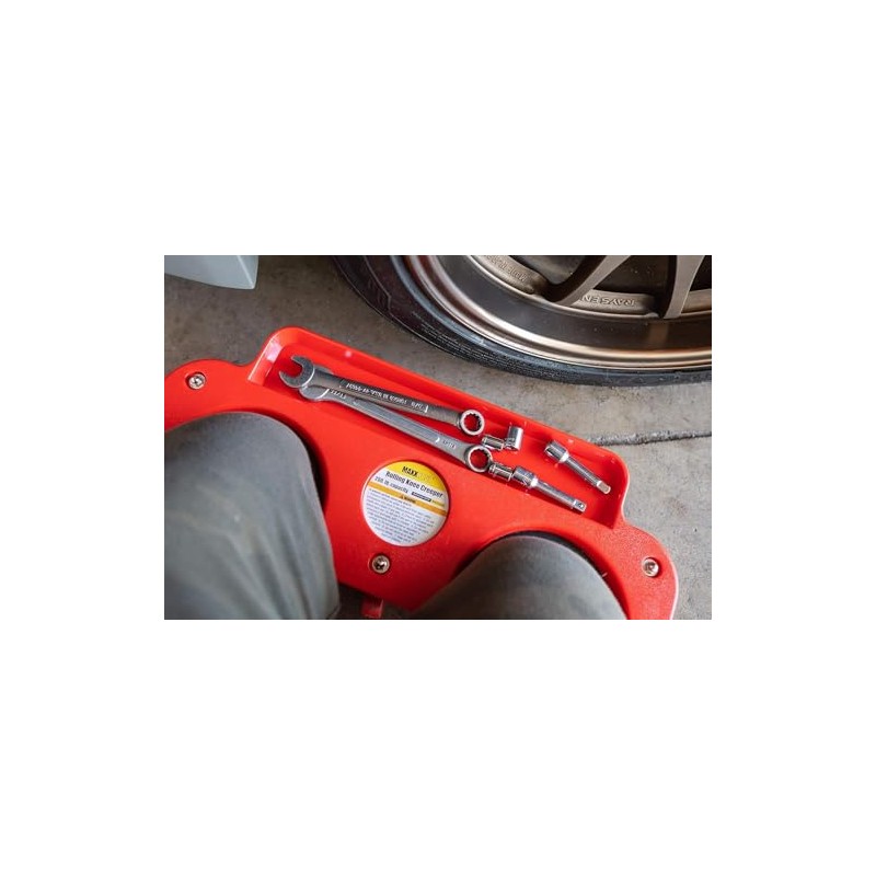 MaxWorks 50916 MaxxHaul Rolling Knee Creeper/Pads ABS High Impact Frame,