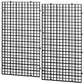 4X Plastic Fish Grid Divider Durable Holder Fish Tank Tray Egg Crate Aquarium Black