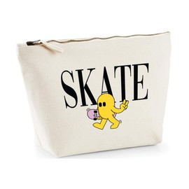 Hippowarehouse Skateboard Sunny Peace Sign Printed Make up Cosmetic wash Bag 18x19x9cm