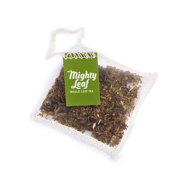 Mighty Leaf Tea / Marrakesh Mint Green / 15 Piezas / Té Verde Asiatico con Menta Marroquí