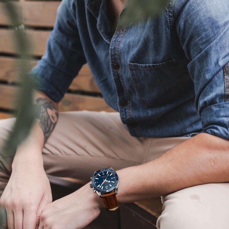 BISONSTRAP Watch strap, vintage leather replacement strap, strap width: 14