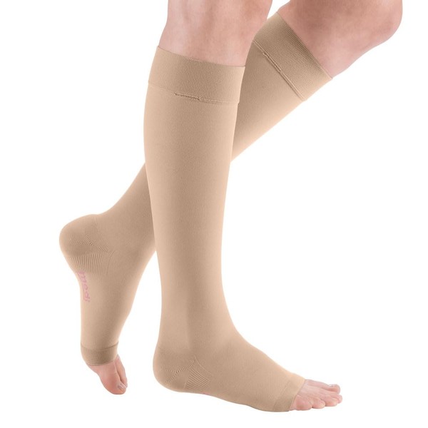 medi ven plus CCL1 AD Compression Stockings Normal without Toe IV Beige