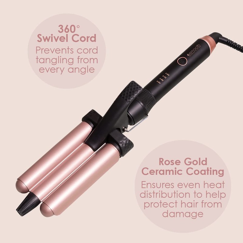 usmooth Triple Waving Iron