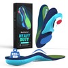 Bukihome Heavy Duty Insoles - 220lbs+ - Distributes Pressure -