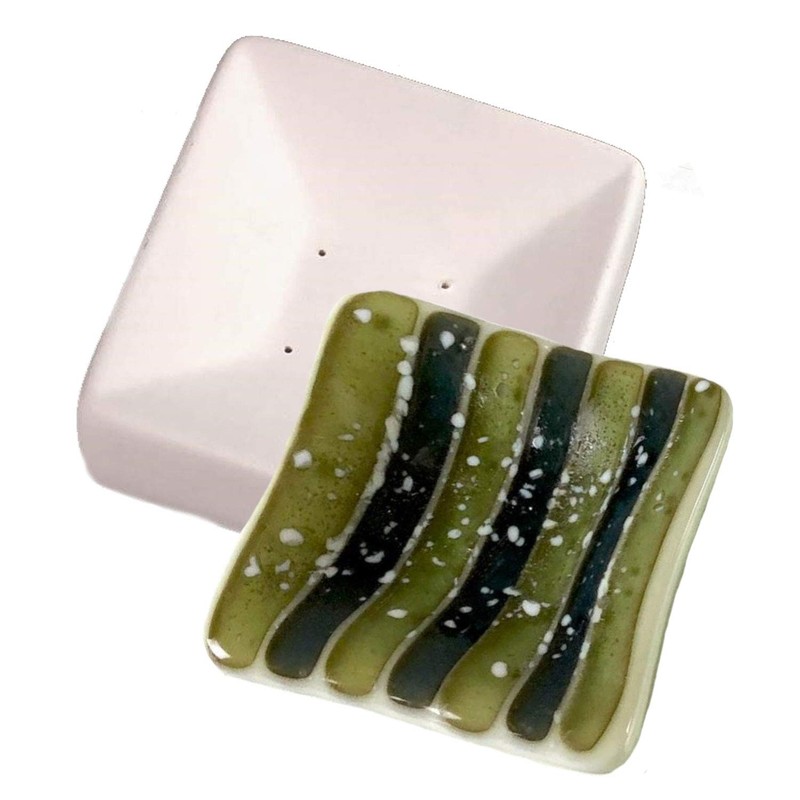 3-1/2" Small Square Sided Slumper Mold