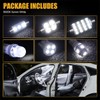 HZEL 42PCS Car Interior LED Light Kit, DE3175 T10 31mm