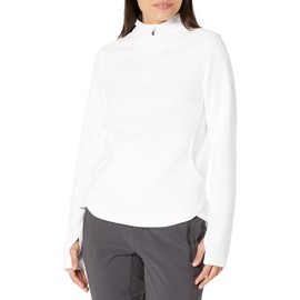 Spyder Women's Aspire Fleece Jacket, White, X-Large