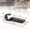 Headlamp Clips Hook Hard Hat Light Clips,Hardhat Headlamp Accessory (200)