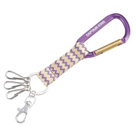 Captain Stag UM-1808 Key Ring with Carabiner Wave