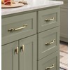 Goo-Ki 6pack Champagne Bronze Cabinet Drawer Knobs - 3" Full