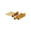POWERJAMES 6pcs Gold Transmission covers bolt kit for Harley 06-24