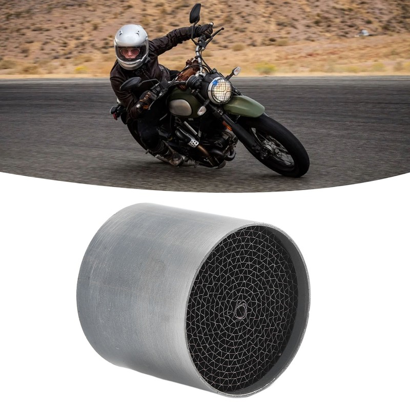 Motorcycle Exhaust Pipe Catalyst Stainless Steel Front Middle Exhaust Muffler