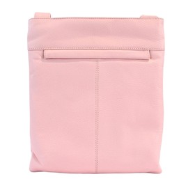 Le Sabbi Women's Cross-Body Bag – Leather, Pink (Light Pink), 2.5x31x27 cm (W x H x L)