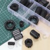 Keadic 32Pcs Clip-on Ferrite Ring Core RFI EMI Noise Suppressor