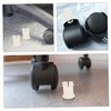 TEHAUX 10pcs Caster Socket Inserts for Chair Feet Wheel Sleeves