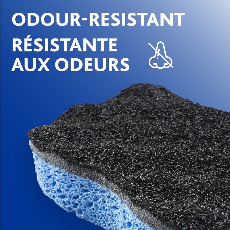 Vileda Scrunge Heavy Duty Scrub Sponge (Pack of 4)