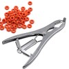 T&F Elastrator Castration Pliers Rubber Ring Applicator Plastic + 100