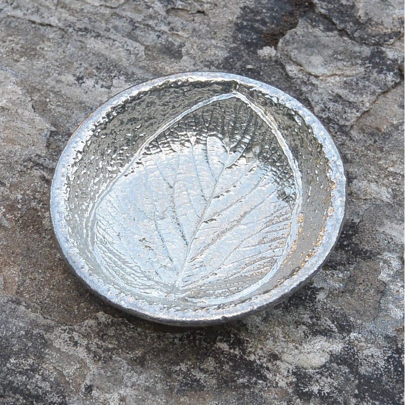 Gorgeous Solid Lead-Free Pewter Trinket Dish, Inspired by English Summer