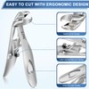 New Nail Clippers for Men, 2024 Upgrade Angled Head Toe