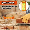 QualiapeX 8 Pcs Hanging Bubble Line String Level Tools, Mini