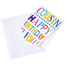 Piccadilly Greetings A10715 Traditional Birthday Card Cousin,blue ,7 x 5 inches