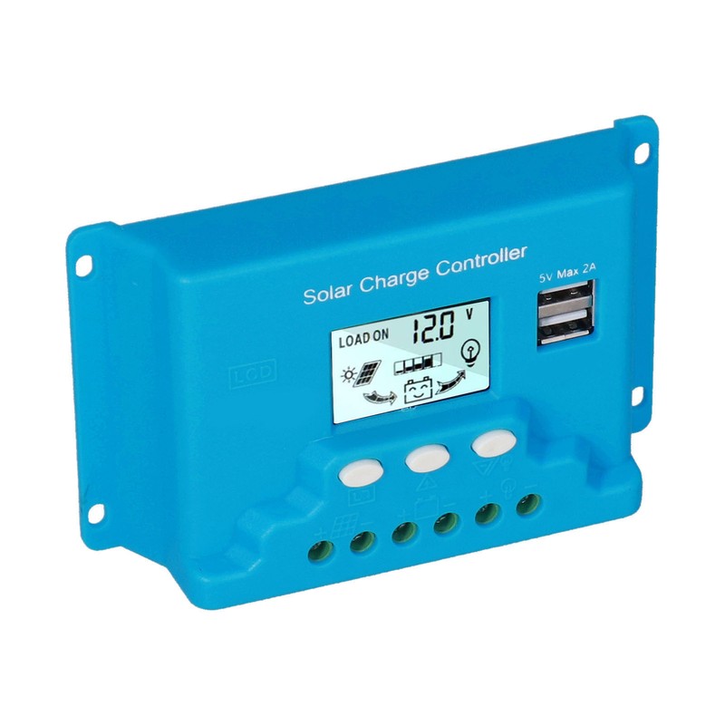 Solar Charge Controller LCD Anti Backfill Circuit Protection Solar Controller