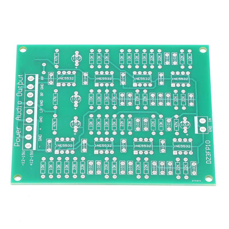 PreAmplifier Module DIY Kit 3-Channel Output NE5532 Op Amp Dual