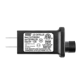 J-ZMQER 30V LED Controller with 8 Modes, JT-EL/FC300V0200-C Class 2 Power Supply Multifunctional LED Transformer, Low Voltage Transformer US Plug for LED Light (30v 0.2a)