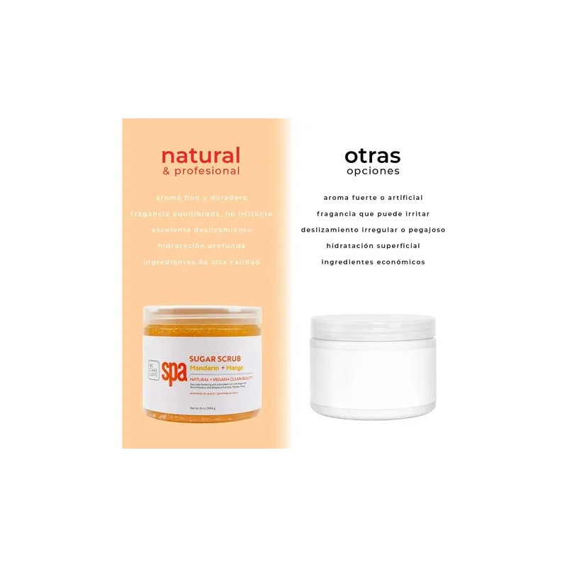 Azúcar Exfoliante Bcl Spa Mandarina Mango Manos Y Pies 454gr